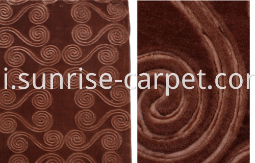 embossing design carpet
